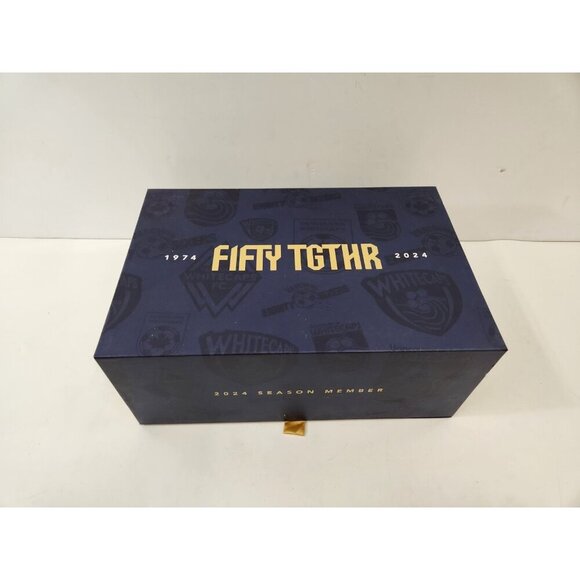 Vancouver Whitecaps 50th Anniversary Box Set Souvenir Ticket Scarf & Magnet 2024 - Picture 1 of 16